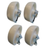 Pack 4 Sanplast 200mm 1600kg Nylon