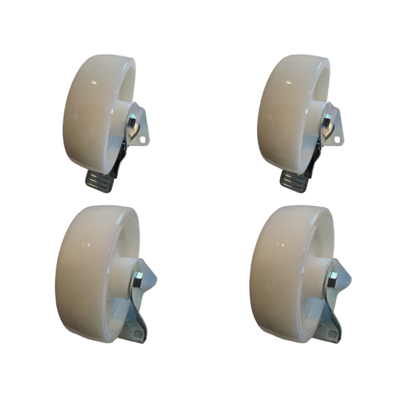 Pack 4 Sanplast 160mm 1200kg Nylon