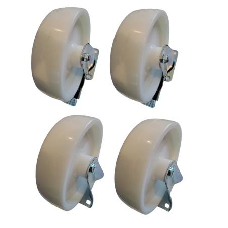 Pack 4 Sanplast 200mm 1600kg Nylon