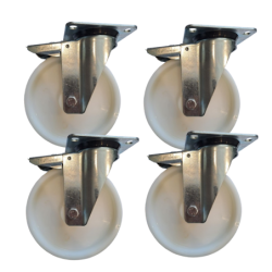 Pack 4 Sanplast 160mm 1200kg Nylon