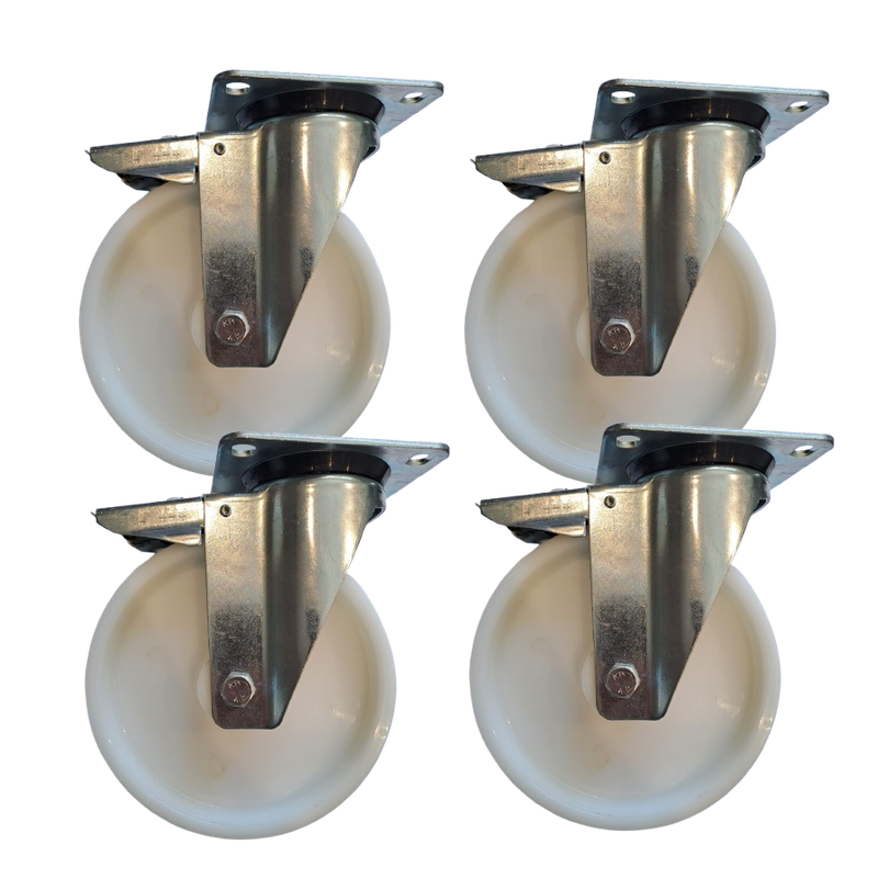 Pack 4 Sanplast 160mm 1200kg Nylon