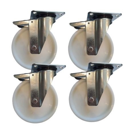 Pack 4 Sanplast 160mm 1200kg Nylon