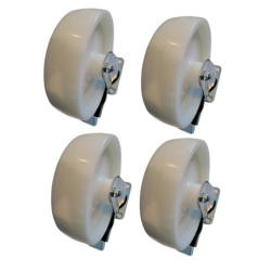 Pack 4 Sanplast 200mm 1600kg Nylon