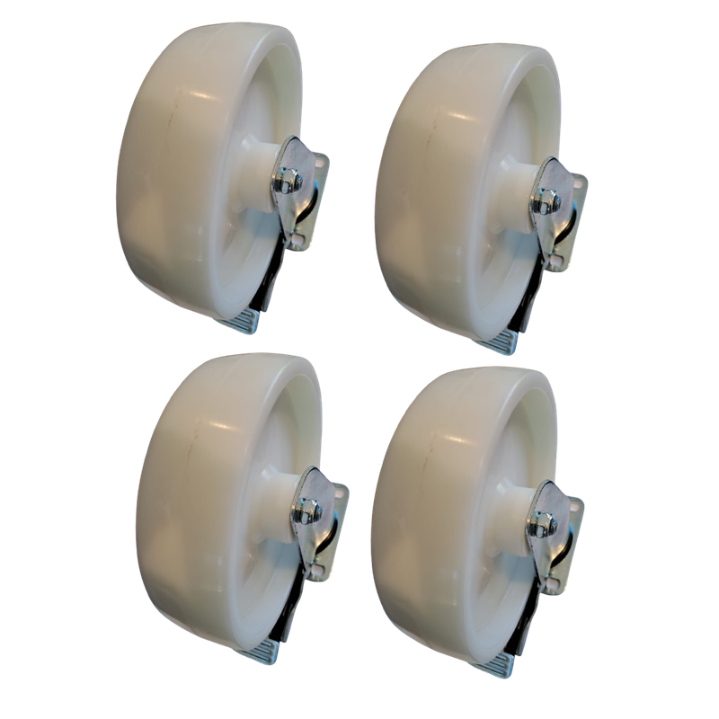 Pack 4 Sanplast 200mm 1600kg Nylon