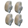 Pack 4 Sanplast 200mm 1600kg Nylon