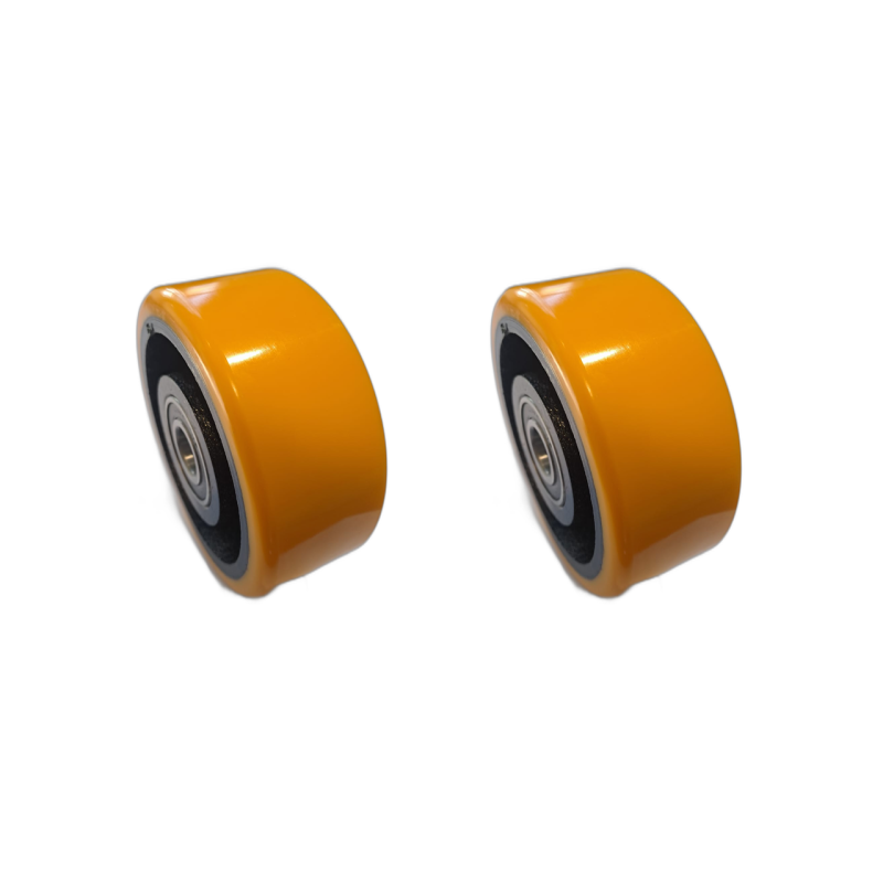 Pack 2 Ruedas Sanplast Apilador Eléctrico Amarillo